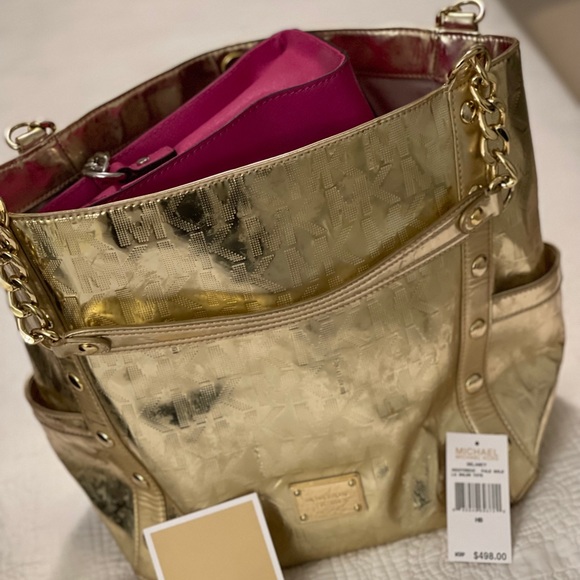 Michael Kors Gold Tote - Picture 2 of 6